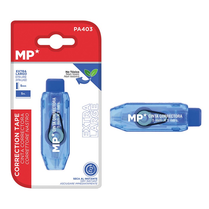 Коригираща лента MP PA403, 5мм, синя, 3.3х6см