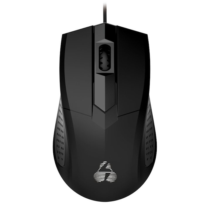 Mouse PowerTech PT-1077, optic, 1000DPI, negru, 11.2x6.3x3.8cm