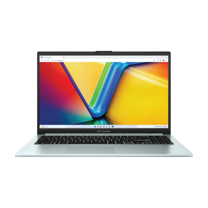 Лаптоп Asus Vivobook Go E1504FA-NJ935, E1504FA-NJ935.250SSD, 15.6", AMD Ryzen 3 7320U (4-ядрен), AMD Radeon 610M, 8GB 5500MHz LPDDR5, Светлозелен