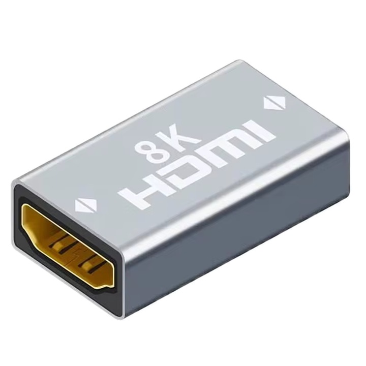 Кабелен удължител Active, HDMI 2.1, 8k резолюция на адаптера, Майка-майка