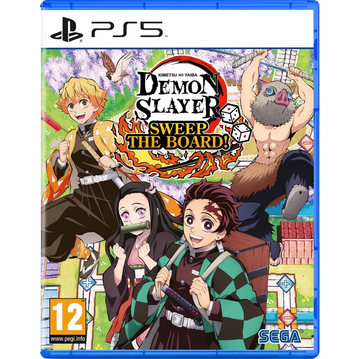 Demon Slayer Kimetsu No Yaiba Sweep The Board játék, PlayStation 5