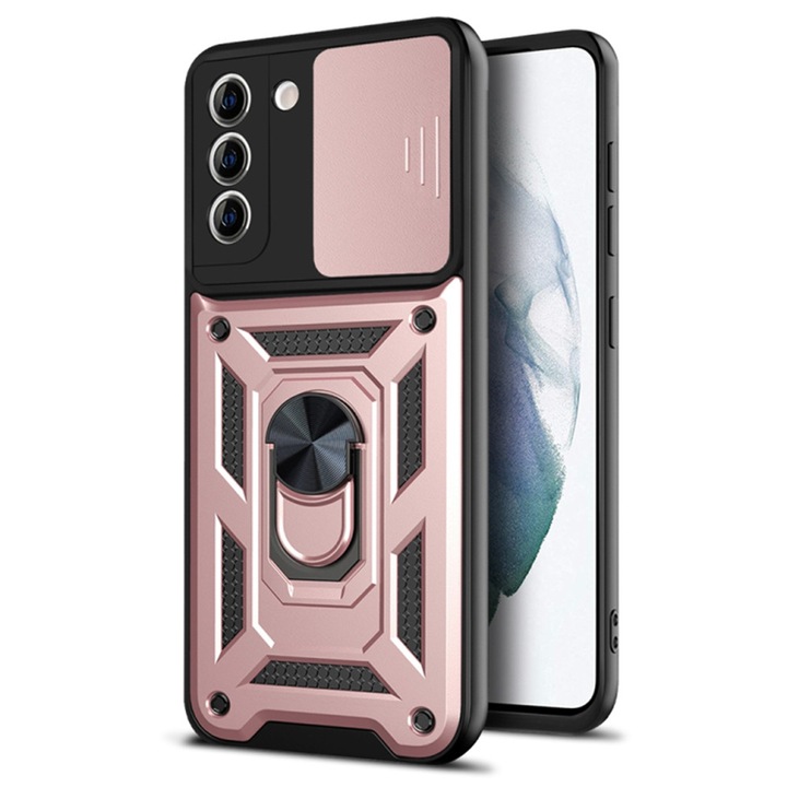 Кейс за Samsung Galaxy S21 Plus 5G - Techsuit CamShield Series - Rose Gold