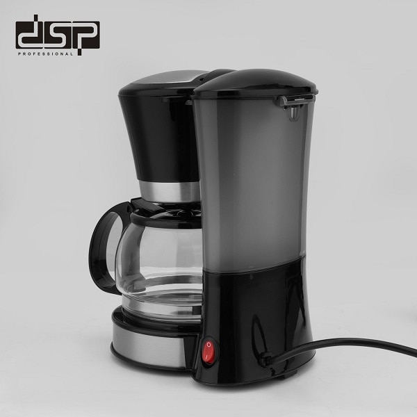 Aparat de cafea cu filtru, DSP, 550W, 600ml, Negru/Argintiu, 21x15x27cm