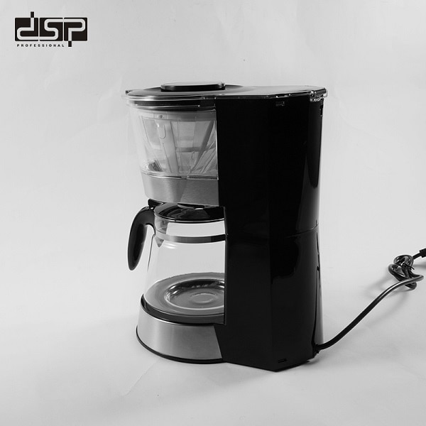 Aparat Cafea cu Filtru, DSP, Plastic, Model KA3063, 1.2 L, 800 W, 240 V, 15.50 x 20.2 x 35.1 cm, Negru / Argintiu