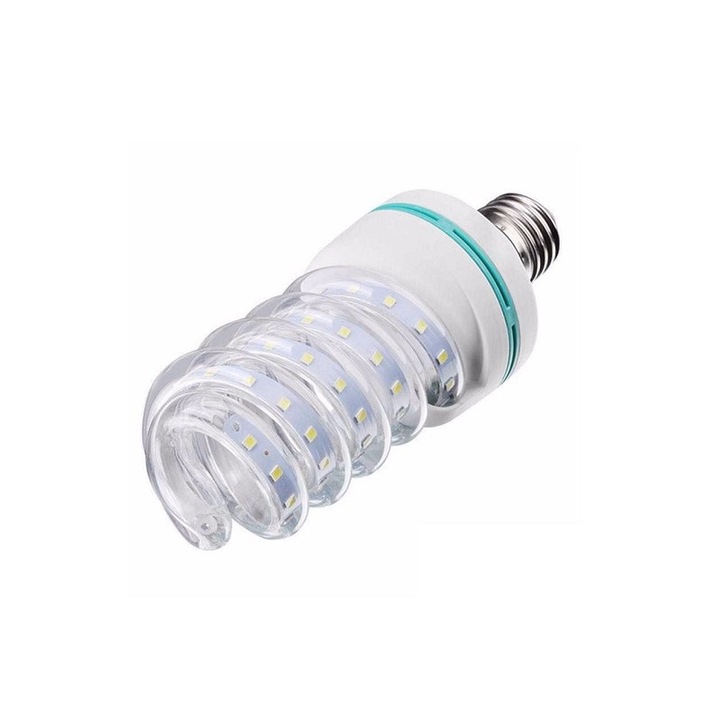 Спирална LED крушка, 630 лумена, 6500K, 11.5x4.9см