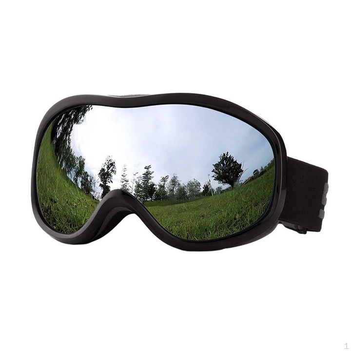 Ochelari Ski, anticeata, protectie UV, ajustabili, negru