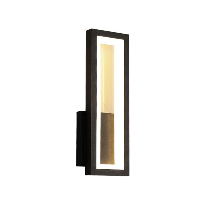 Aplica LED, 3 temperaturi de culoare, metalic, 32x12.5x5cm