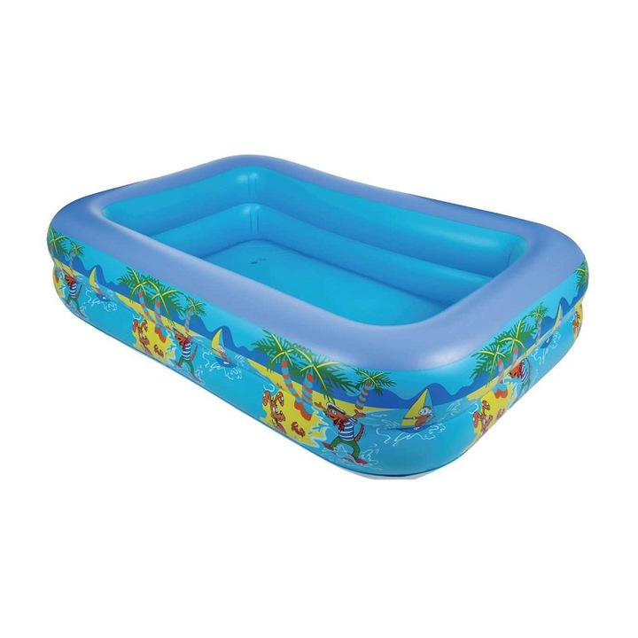 Piscina gonflabila pentru copii, 100x60 cm, Multicolor