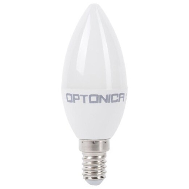LED крушка, OPTONICS, 5.5W, E14, 450lm, бяла