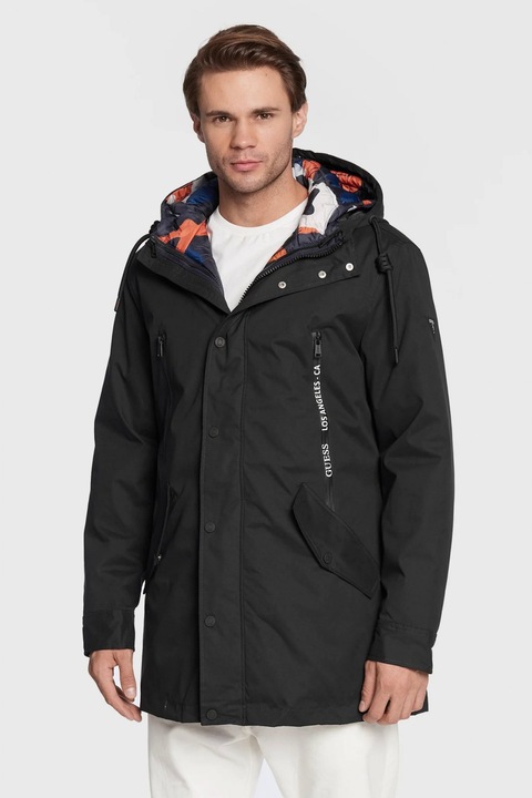 Яке Guess Двустранно ватирано яке M2BL36, Черен, S