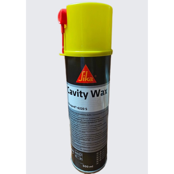 Spray ceara cavitati Sika pentru protectie anticoroziva, 500 ml