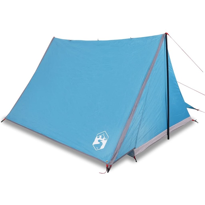 Cort camping pentru 2 persoane vidaXL, albastru, impermeabil, 3.35 Kg