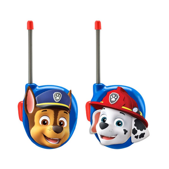 2 walkie talkie Paw Patrol Chase és Marshall Blue készlet
