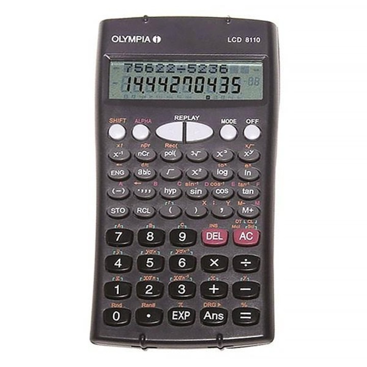 Olympia LCD 8110 tudományos kalkulátor, tokkal