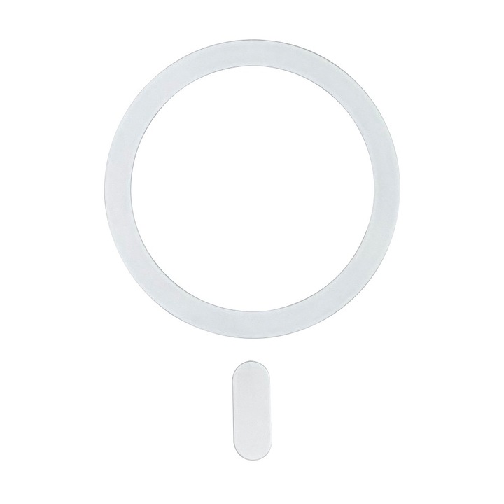 Inel adaptor de tip Magsafe FONIX, Aluminiu, Rezistent, Compact, Durabil, Alb