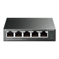 Switch TP-Link TL-SG105PE, 5 porturi Gigabit, Desktop, Easy Smart, POE, capacitate 10Gbps, porturi POE