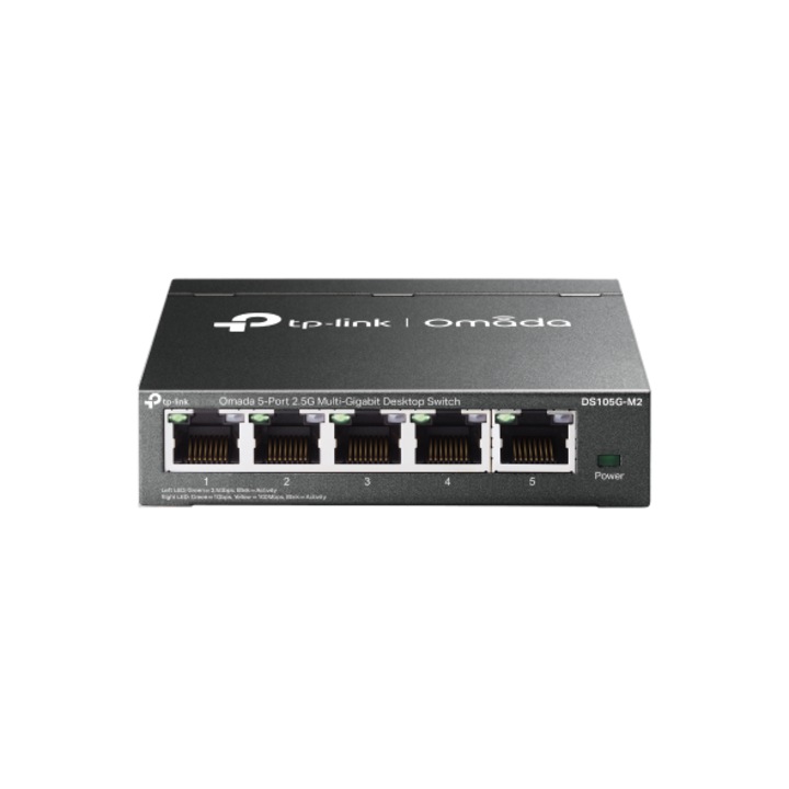 TP-Link DS105G-M2, Switch 5x2.5Gbps Fémházas