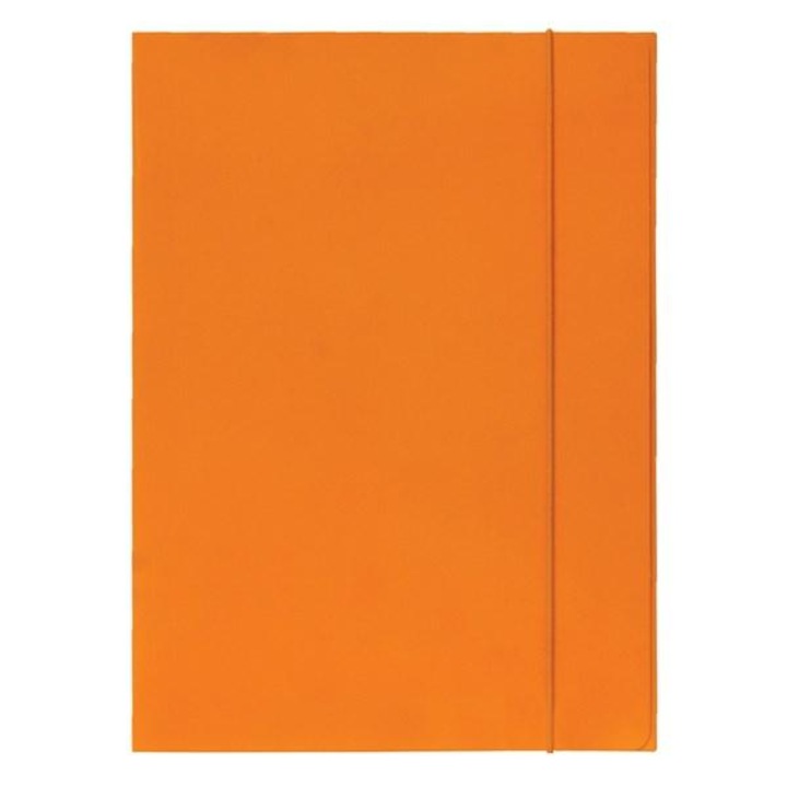 Gumis mappa OPTIMA A/4 fluo narancs 600gr
