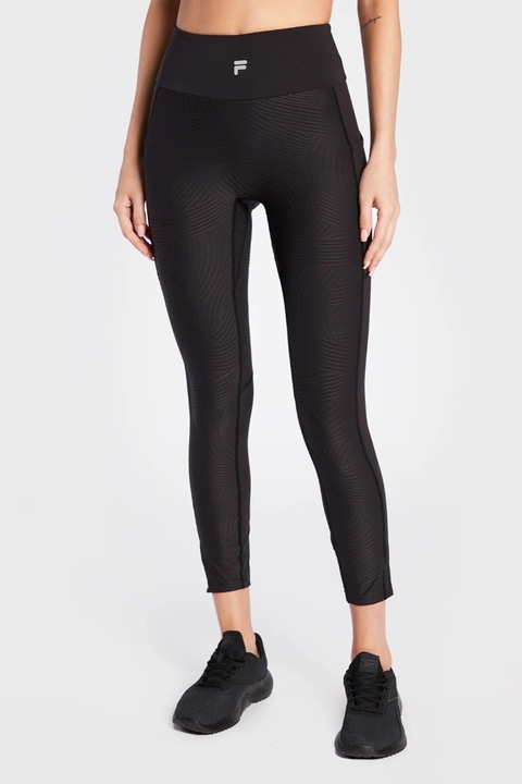 Női harisnyanadrág, Fila, 301356554, Poliészter, Fekete