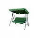 Leagan balansoar gradina Sersimo Modena, 3 locuri, 220kg, verde