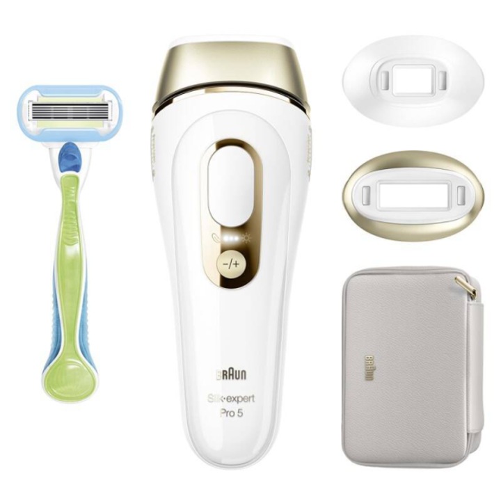Епилатор Braun Silk-expert Pro 5 PL5152 IPL, Дефинитивна епилация без болка, за жени и мъже