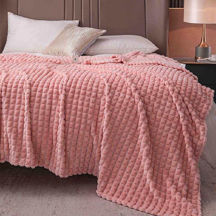Одеяло Cocolino, модел Salem, за легло за 2 човека, 200 х 230 см, Пудрово розово