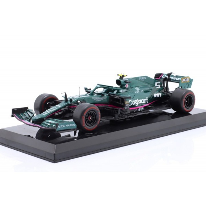 Macheta Formula 1 Aston Martin AMR21 Sebastian Vettel 2021 #5 - 1/24 Altaya