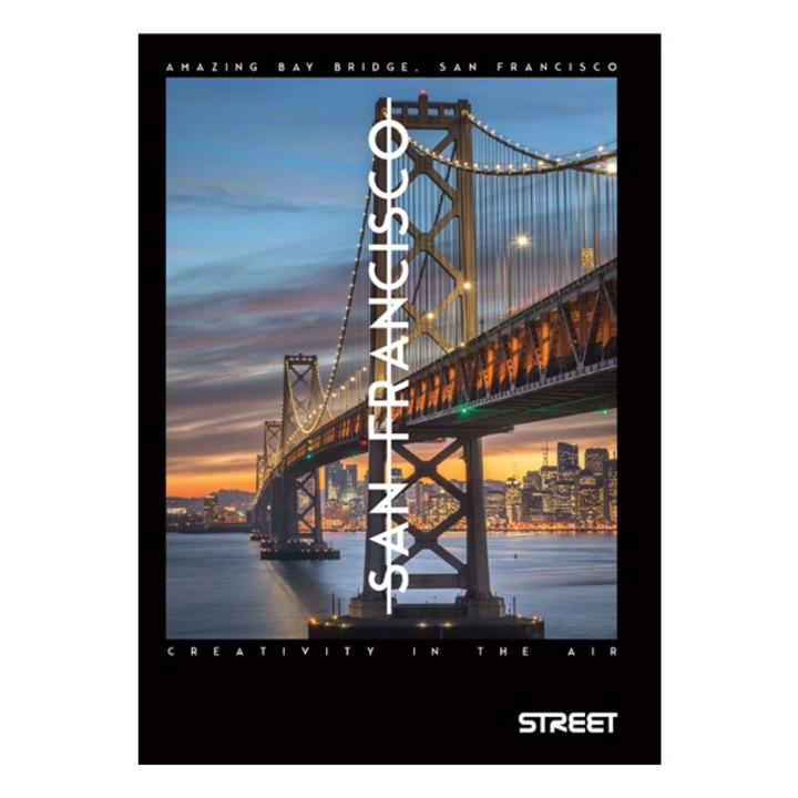 Caiet STREET Bridges A5 50 file liniat
