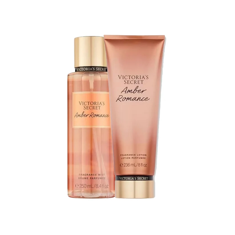 Set Spray + Lotiune, Victoria's Secret, Amber Romance, 250ml +