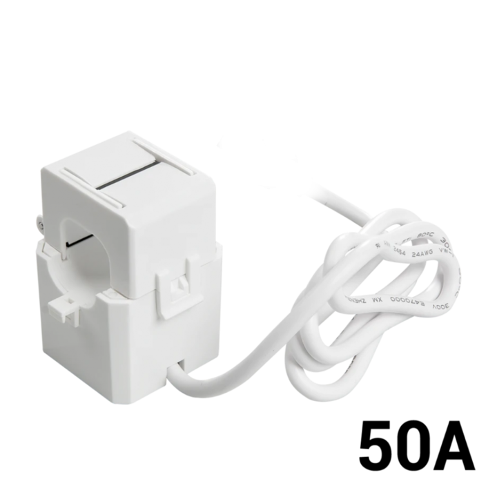 Transformator curent Shelly 50A, Alb