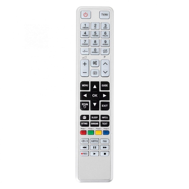 Telecomanda universala TV, 9 in 1, bateire 2 x AAA