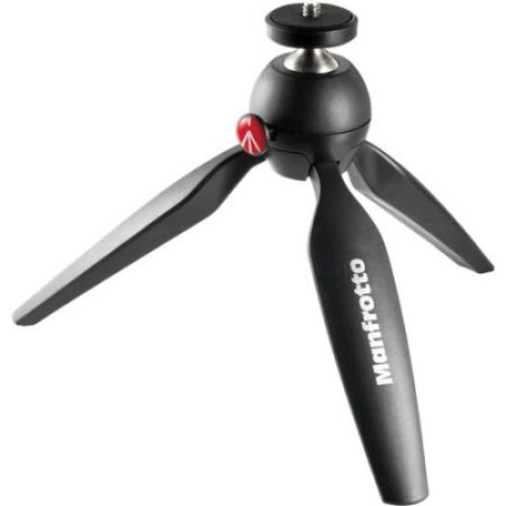 Trepied Manfrotto PIXI MII, reglabil, negru