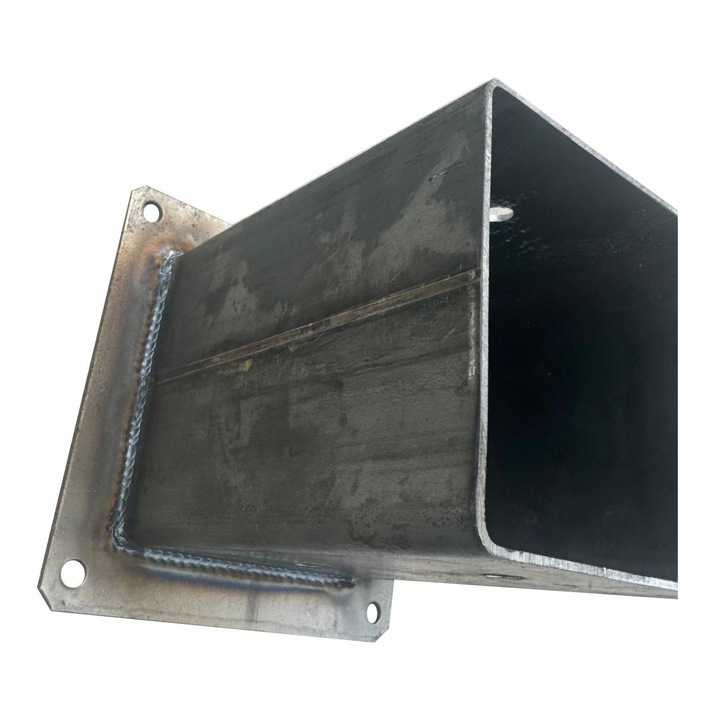 Suport metalic pentru stalpi din lemn natur dimensiune 100x100mm talpa 142x142mm inaltime 140 mm