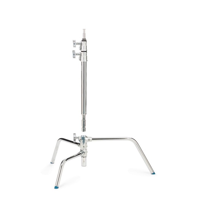 Trepied, Avenger C-Stand, otel, baza detasabila, reglabil, 155 cm, argintiu