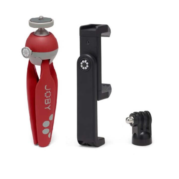 Trepied Joby Handypod 2, stabil, compact, rosu