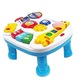 Masuta Interactiva si Multifunctionala pentru Bebelusi, 2 in 1 cu Pian si Activitati Educative, Tematica Animale, Lumini si Sunete, Picioare Detasabile, Recomandata +18 luni