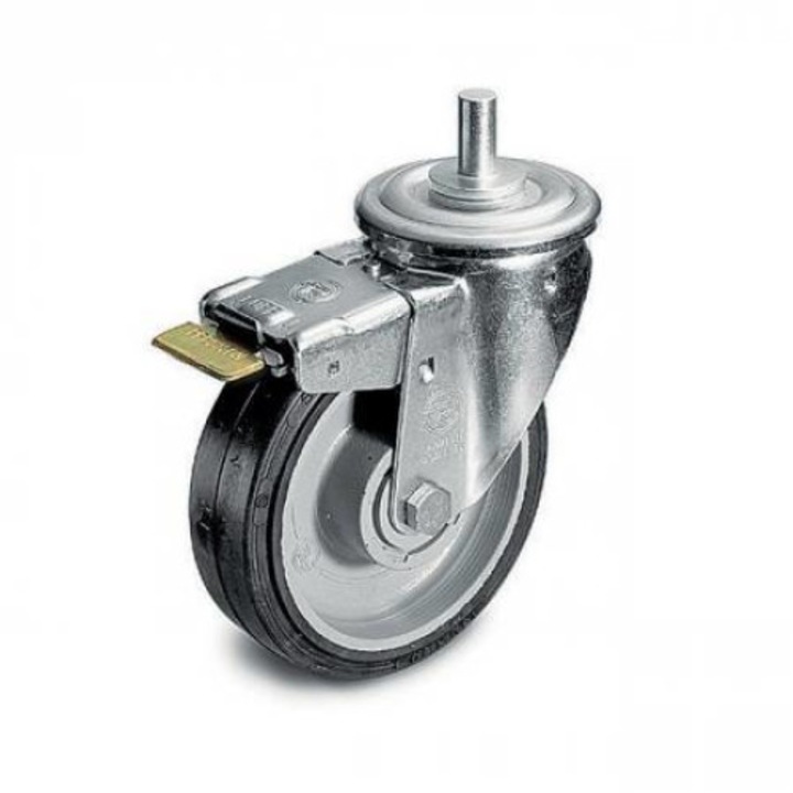 Roti cu frana pentru trepied Manfrotto, 200mm, cu suspensii rezistente