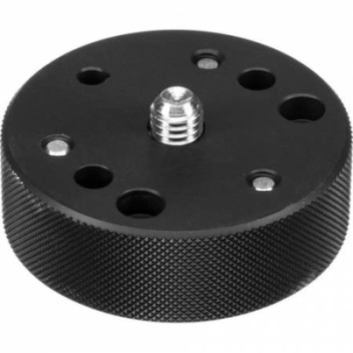 Manfrotto platform, 60mm, 3/8" menetes, stabil, fotó-videóhoz