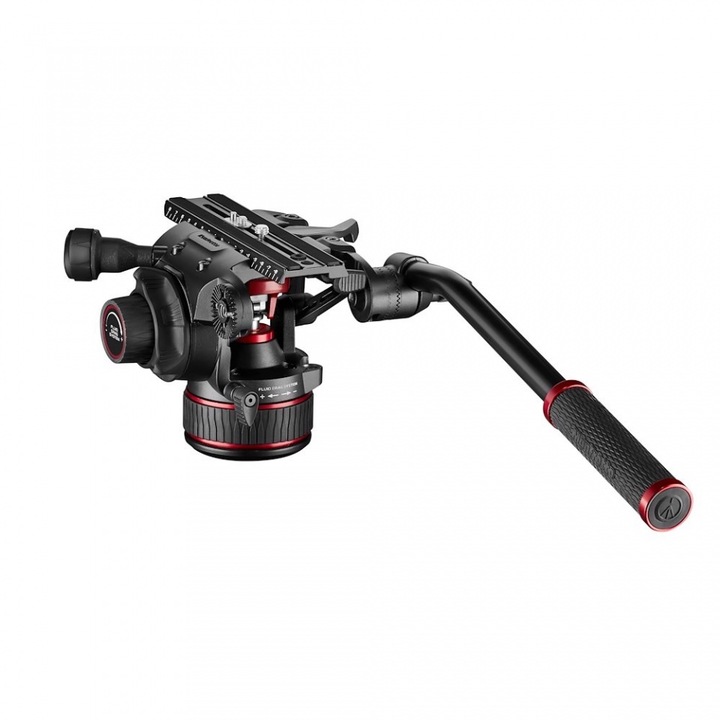 Videokamera támogatás, folyadékmozgás, Manfrotto, univerzális kompatibilitás, intuitív összeszerelés