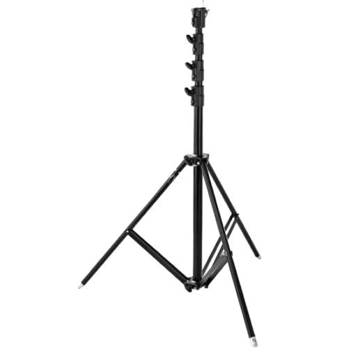 Trepied Manfrotto Super Alu, aluminiu, 4 sectiuni, negru, 455cm