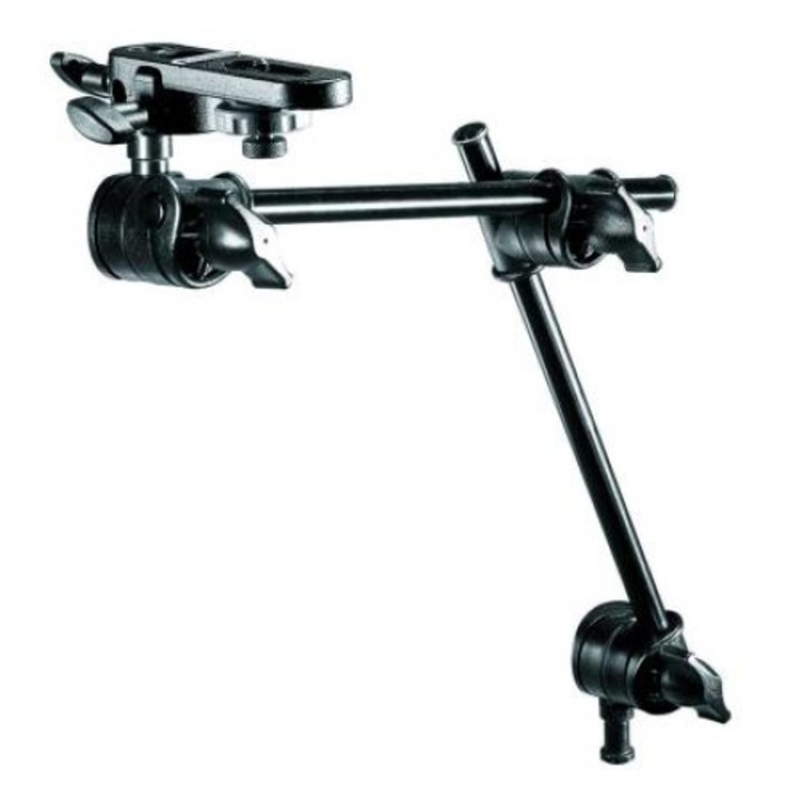 Manfrotto телескопично рамо със стойка за камера, 2 секции 5/8", 143BKT, Черен