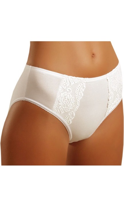 Chiloti Bikini Chic B13, Alb