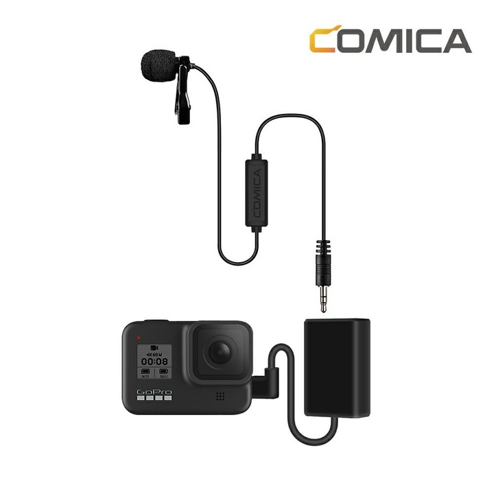 Microfon lavaliera Comica CVM-V01CP, omnidirectional, 4,5m