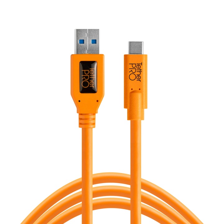 Cablu de date, USB, 4.6 m, portocaliu
