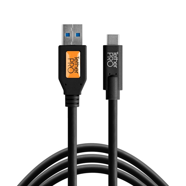 Cablu de date, USB, 4.6m, negru