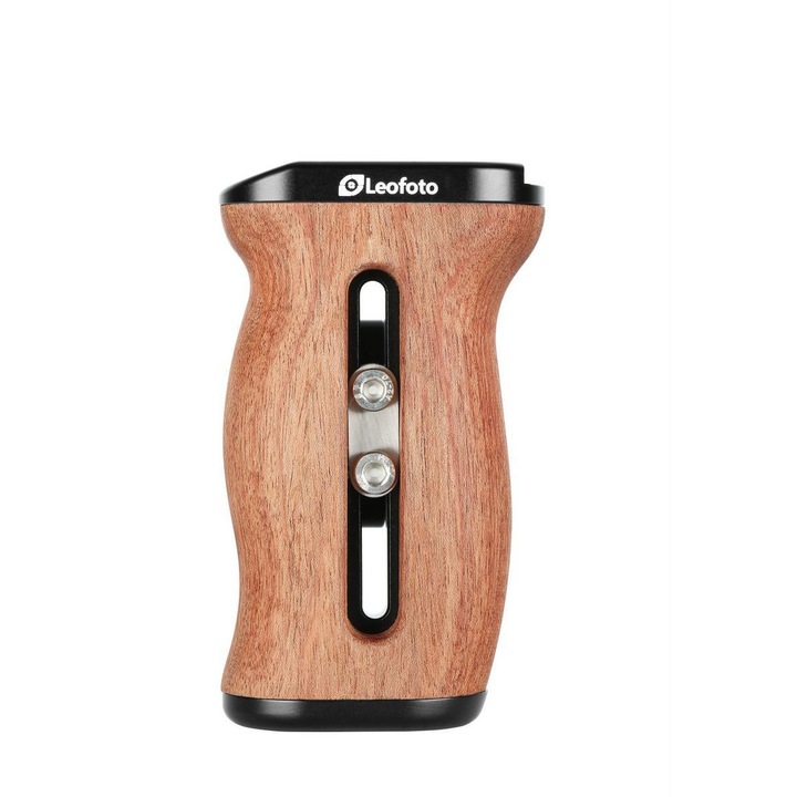 Racleta laterala Leofoto CH-3, palisandru, 109x64mm, negru/maro