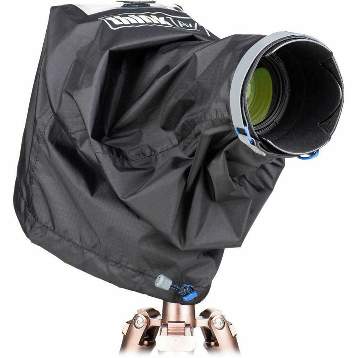 Husa de ploaie pentru DSLR, Think Tank Photo, nylon, antiderapanta, 14x48 cm, negru