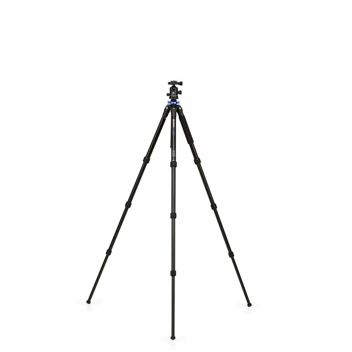 Trepied Benro Mach3, seria TMA28AB2, aluminiu, 4-sectiuni, 165.5cm, monopod inclus