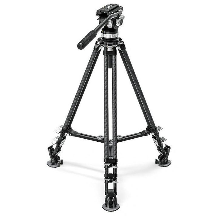 Trepied King Kong LVC-193C+BV-15, capacitate 10kg, inaltime max 1630mm, pliabil