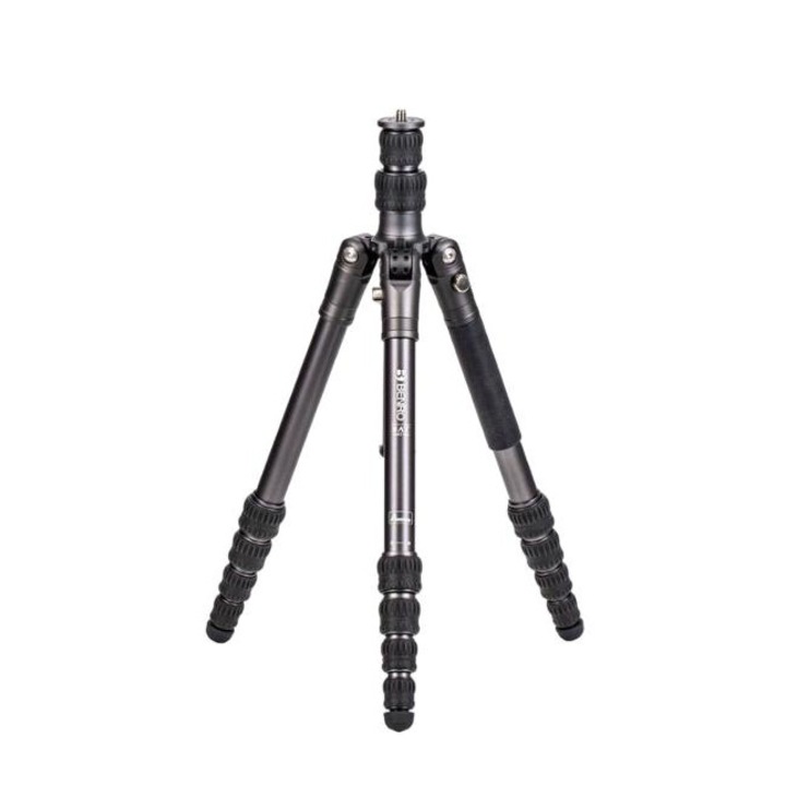 Trepied foto Benro Bat 15A, aluminiu, compact, reglabil, 39cm, argintiu/negru